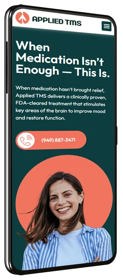 Applied TMS mobile site