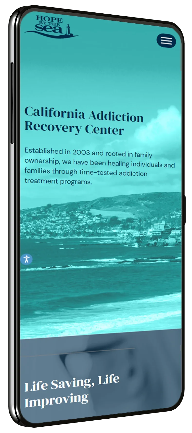 Hope by the Sea mobile site