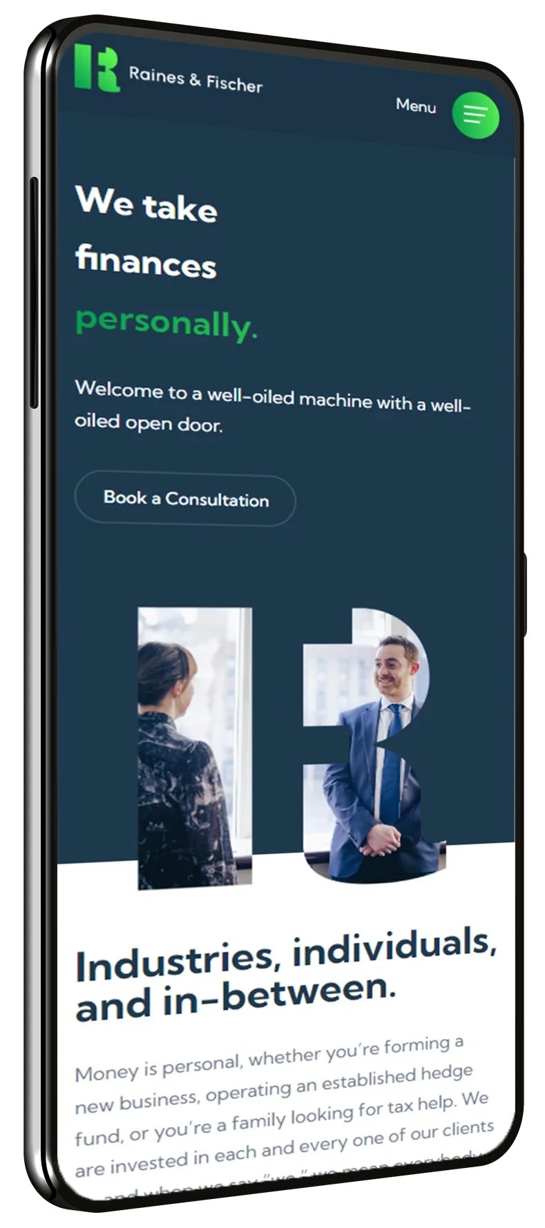 Raines & Fischer, LLP mobile site